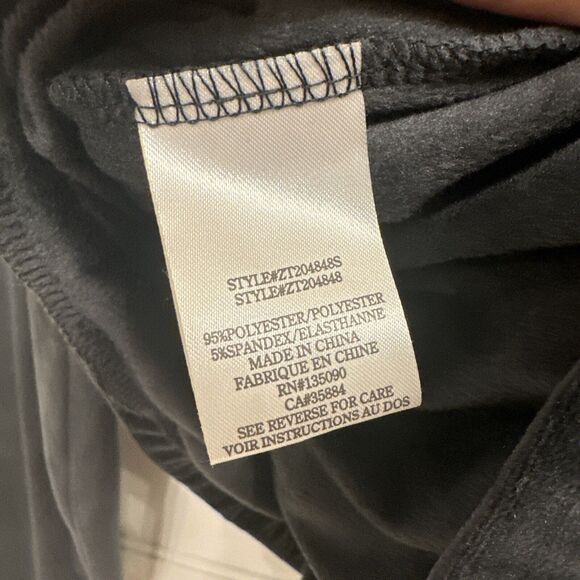 Z Supply Women Bodhi Velour Baggy Cropped Sweatshirt Black Medium Casual Sporty - Picture 8 of 11